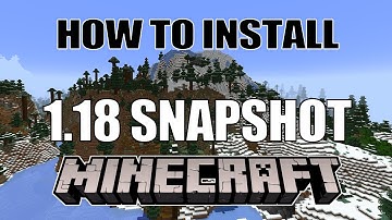 How to Install & Play Minecraft 1.18  Experimental SNAPSHOTS  | Caves & Cliffs Update