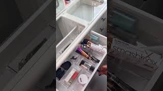 Organizing my makeup vanity from Amazon ASMR #amazonfinds