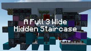 Small 3 Wide Hidden Staircase