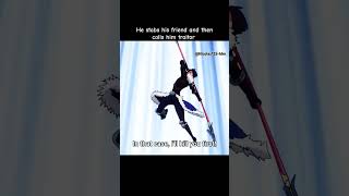 He Stabs His Friend And Then Calls Him Traitor