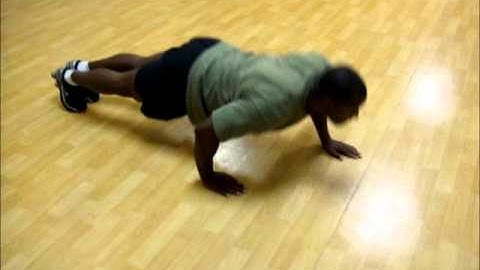 Alternating Staggered Pushup