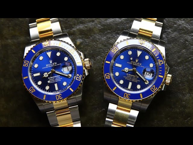 New Rolex Submariner blue dial two tone (bluesy) Ref. 126613LB unboxing and  review 