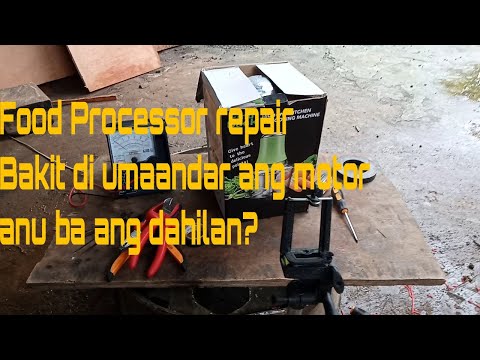 Food processor repair Bakit di gumagana anu ba ang dahilan Panoorin niyo baka ganito rin ang sira