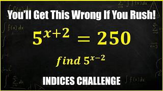 You’ll Get This Wrong If You Rush! - Indices Challenge
