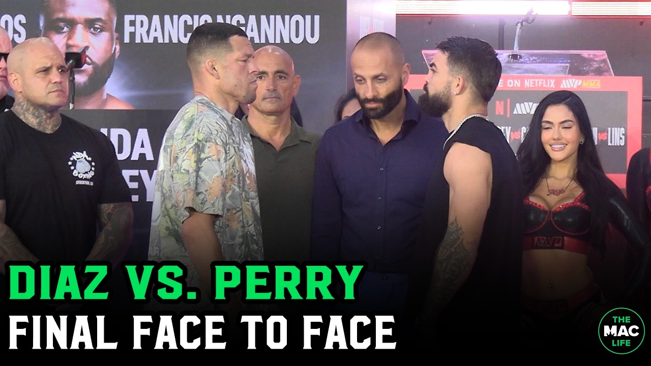 Nate Diaz vs. Mike Perry Face Off