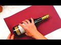 Easiest way to wrap a bottle with paper  gift bottle wrapping ideas  isasaki original