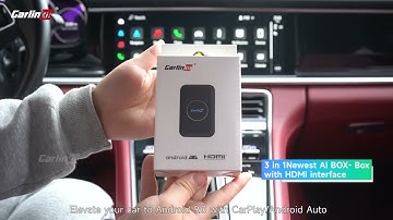 CarlinKit Tbox Lite S 4+32GB Android TV Box Wireless CarPlay Android Auto Three in One Adapter