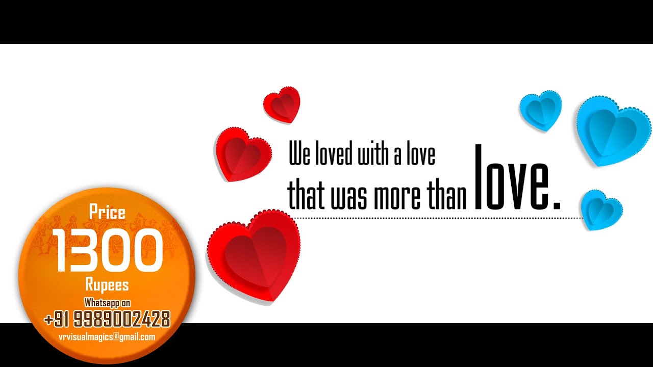 Wedding Invitation Video | save the date video | VR visual magics | VR 6