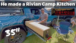 Overland Expo PNW: DIY RIVIAN Camp Kitchen (built by a former Rivan engineer)