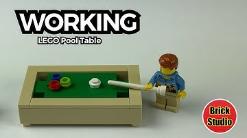 Build A WORKING Pool Table Out Of LEGOs