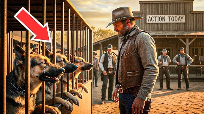 I Will Take Them All — Cowboy Announced, Saving Three Starving Dogs At  Auction! - YouTube
