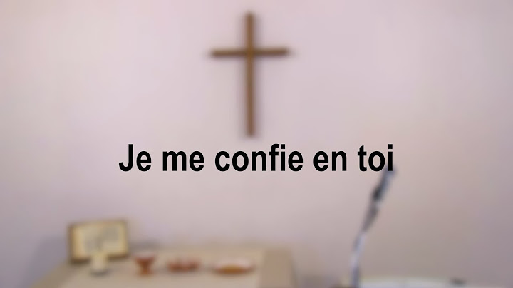 JE ME CONFIE EN TOI