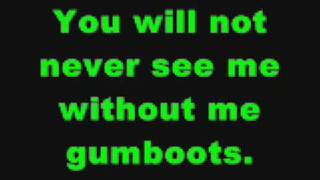 Miniatura de vídeo de "The Gumboot Song"