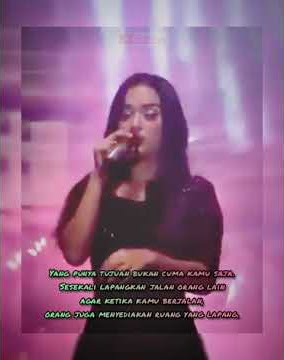 Story/status wa dangdut koplo remix maya sabrina - simalakama (literasi/kata bijak jalan lapang)