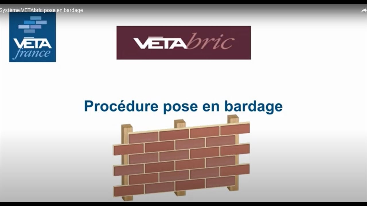 Système VETAbric pose en bardage