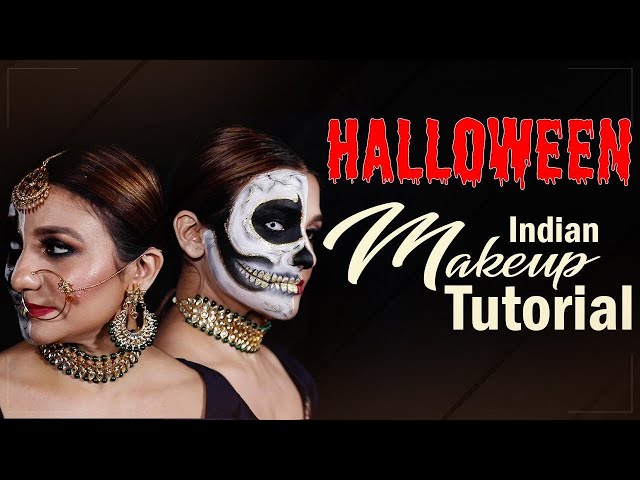 Skull Indian Bridal Makeup