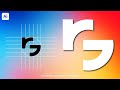 How To create (RG) Letter Logo Design In Adobe Illustrator CC