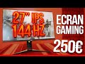 Un cran gaming ips 144hz 27 pas cher  aoc 27g2u