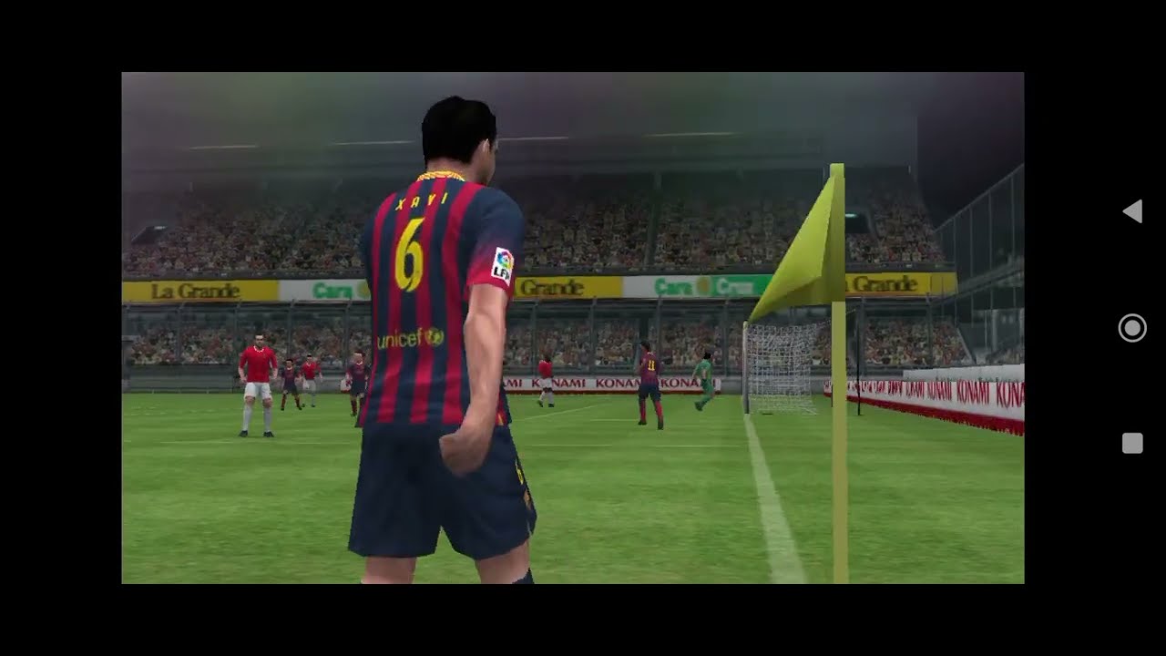 PES 2014. Arsenal 2 - 0 Barcelona 