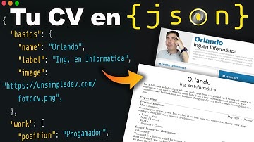 Cómo crear tu CV en JSON y mostrarlo en la web (con JSON Resume)