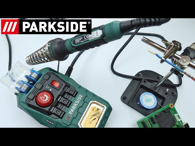 Parkside Soldering Station PLS 48 LIDL and YouTube - Review D2 Testing from