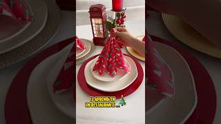 Una forma muy creativa de poner las servilletas diferente en la mesa homedecor i