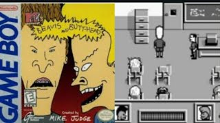 Beavis And -Head 1998 Gameboy Gameplay Part1 Escola Completo
