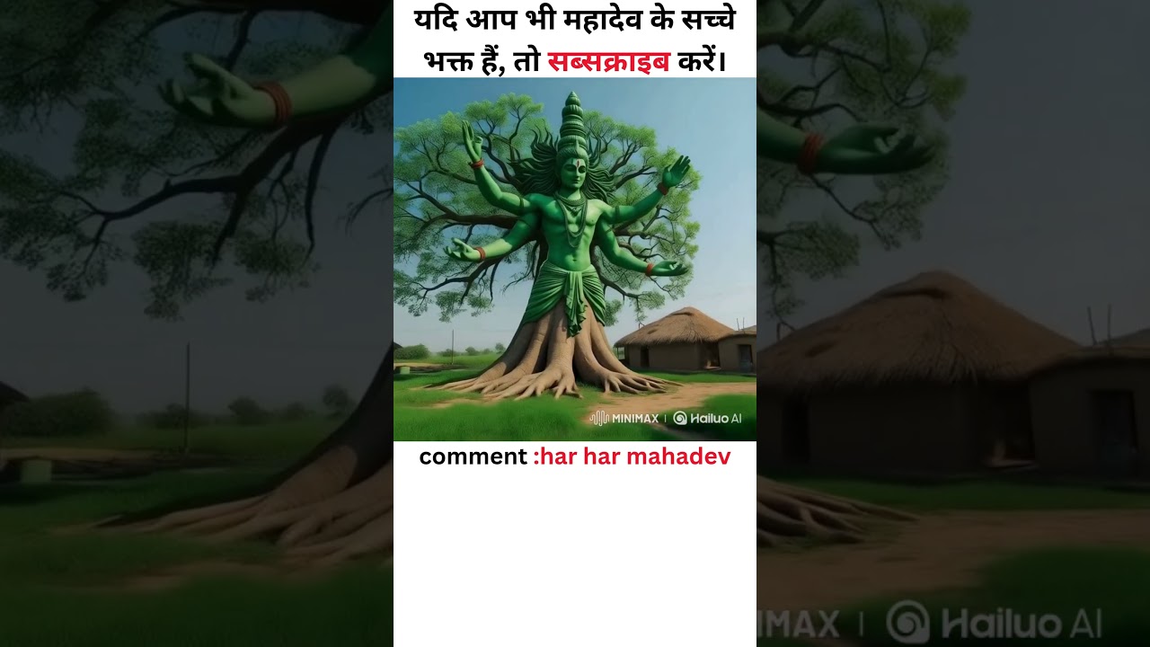 प्रकृति में शिव”/ “Vriksha Mahadev – Jab Prakriti Bani Shiv Ka Roop