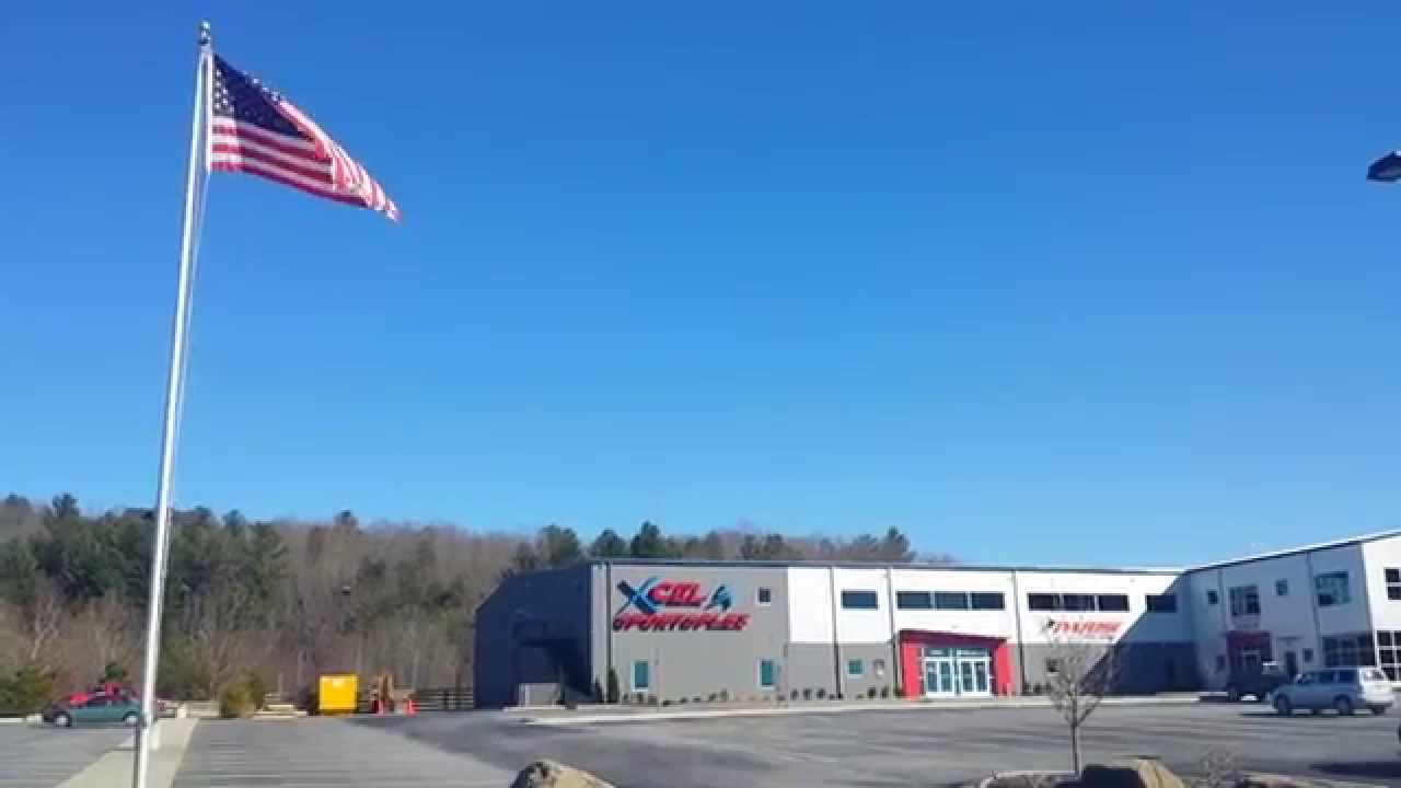 The American flag proudly flies in Fletcher NC at Xcel Sportsplex 37