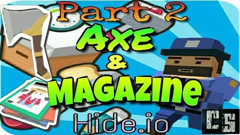 Hide.io Glitch Axe & Magazine different locations