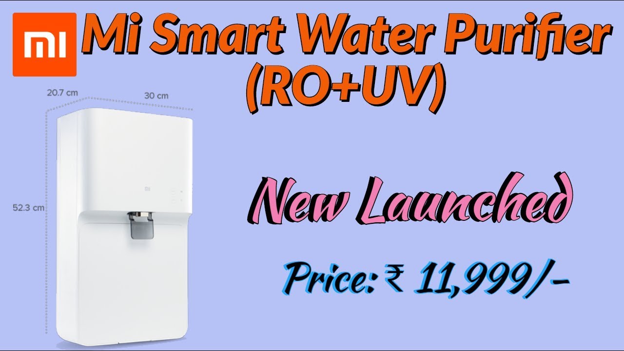 Mi Smart Water Purifier (RO+UV) | New Launched | Price ₹ 11,999/-
