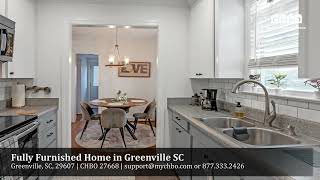 Fully Furnished Home in Greenville SC - Corporate Housing Rental