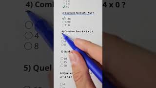 Impossible que tu aies 6/6 !Quiz de Mathématiques !#quiz #culturegenerale #cultureg #mathematiques