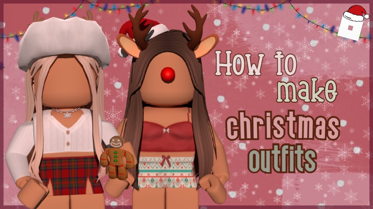 how to make christmas outfits on roblox DETAILED simple tutorial