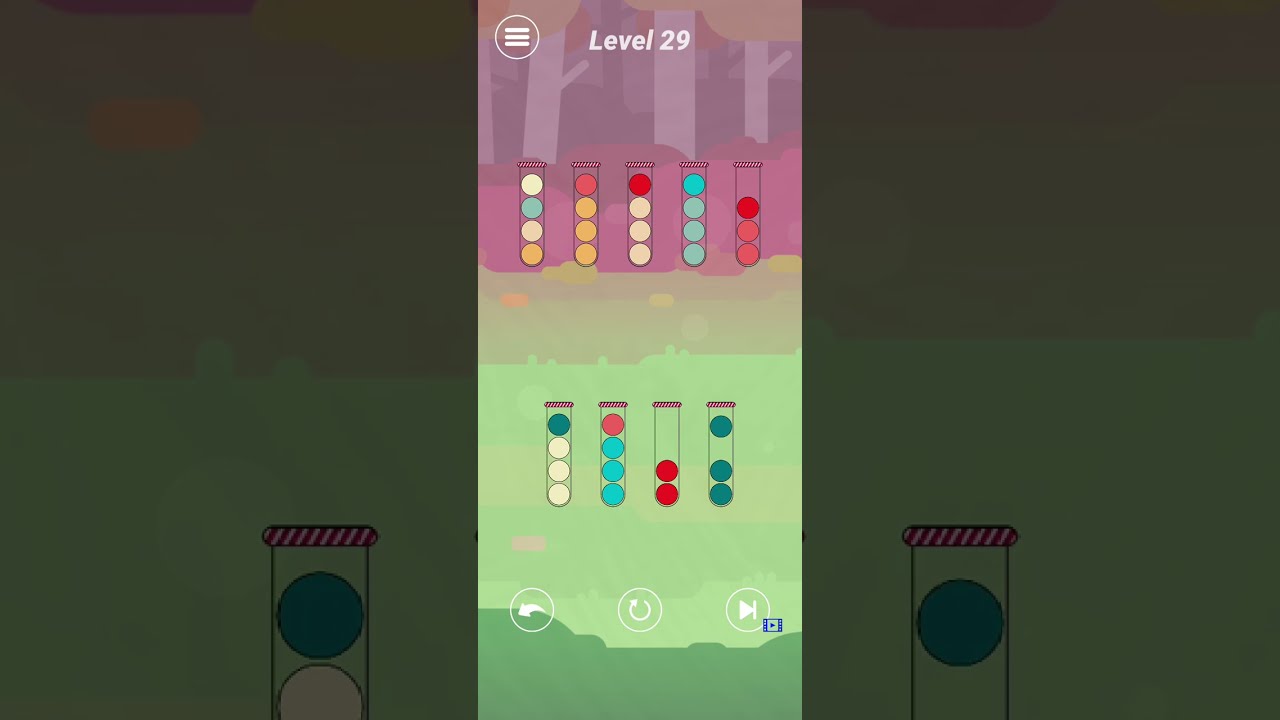 Ball Sort Puzzle Hard Level 29 gameplay (iOS Android)