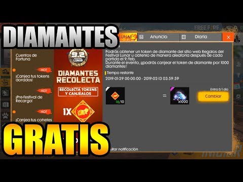 COMO OBTENER 1000 DIAMANTES GRATIS! FREE FIRE