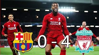 ريمونتاداه التاريخيه ليفربول ضد برشلونة 3_4 نصف النهائي دوري أبطال أوروبا 2019 جنون عصام الشوالي