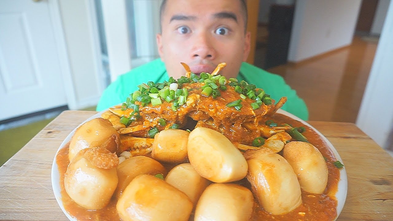 SPICY Singapore Style Chili Crab w/ Fried BAO