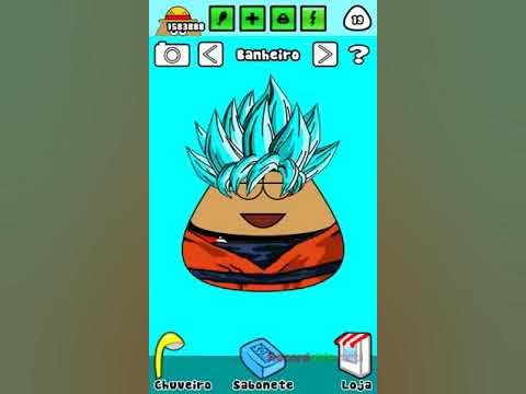 Gameplay Mod Do Pou Com Roupa Do Goku !! 