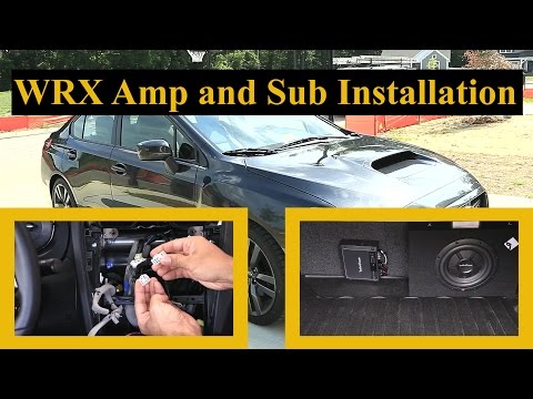 WRX Aftermarket Amp and Sub Installation: Sound System Upgrade Pt 4