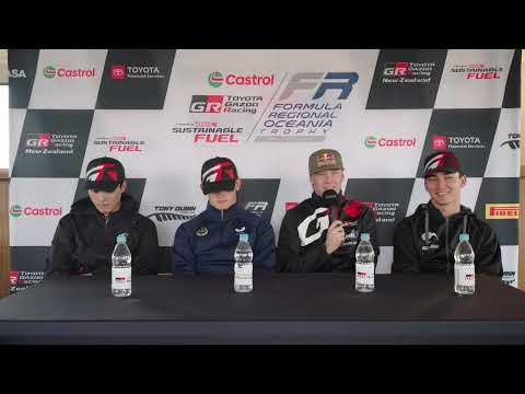 2026 Castrol Toyota Formula Regional Oceania Trophy Round 3 Saturday - Press Conference
