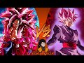 [What If] Xeno Goku (Super Saiyan 4) VS Goku Black (SSJR)! - (Fan Animation By Stephky22) REACTION