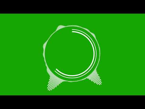 Green Screen Audio Equalizer Spectrum Green Screen Spectrum Equalizer Effect
