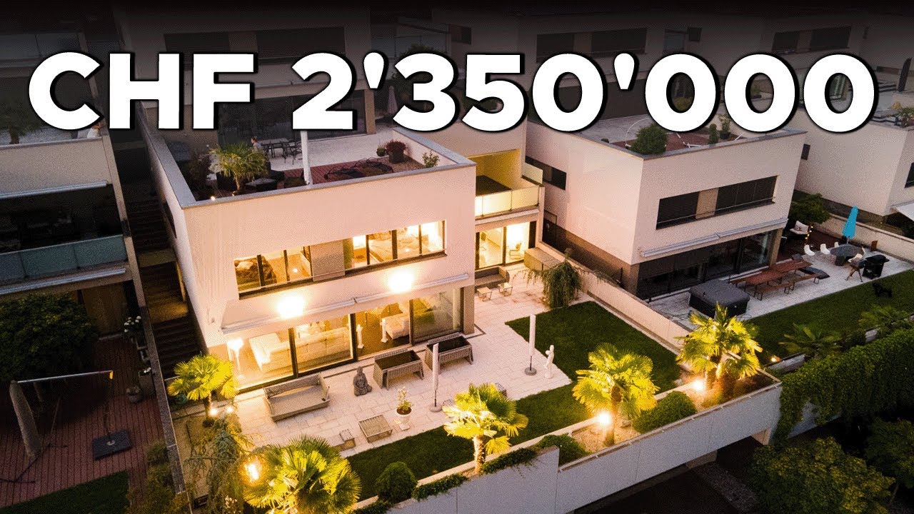 LUXURİÖSE, MODERNE 2‘499‘000 CHF Villa, die du sehen musst! | Luxury Real Estate Switzerland