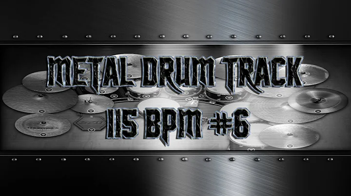 Simple Straight Metal Drum Track 115 BPM | Preset 3.0 (HQ,HD)