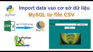Python - CSV - MySQL: Import data vào cơ sở dữ liệu MySQL từ file CSV