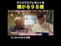Xmasプレゼントを嫌がる９８歳