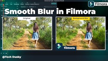 Filmora Background Blur Tutorial: Make your Videos pop! 💥 | Tech Dusky