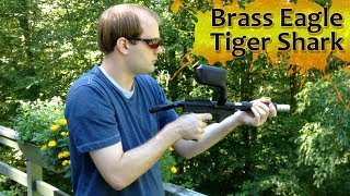 Brass Eagle Tiger Shark Pump Paintball Marker with 55 Round Loader