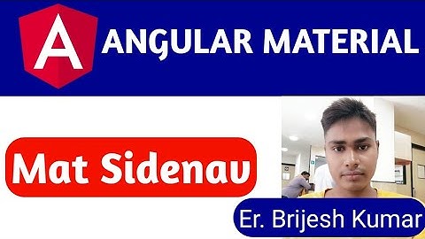 Mat Sidenav | Angular Material Sidenav Tutorial | How to use Mat Sidenav in Angular project